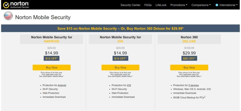 Norton Mobile Security