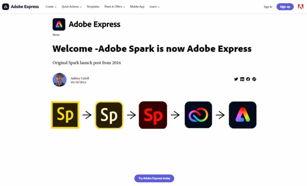 Adobe Spark