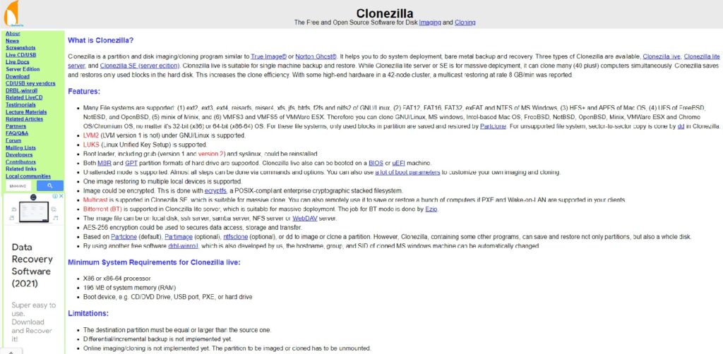 Clonezilla