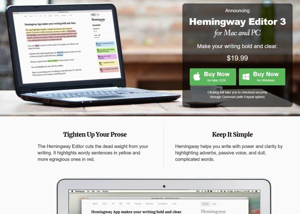 Hemingway Editor