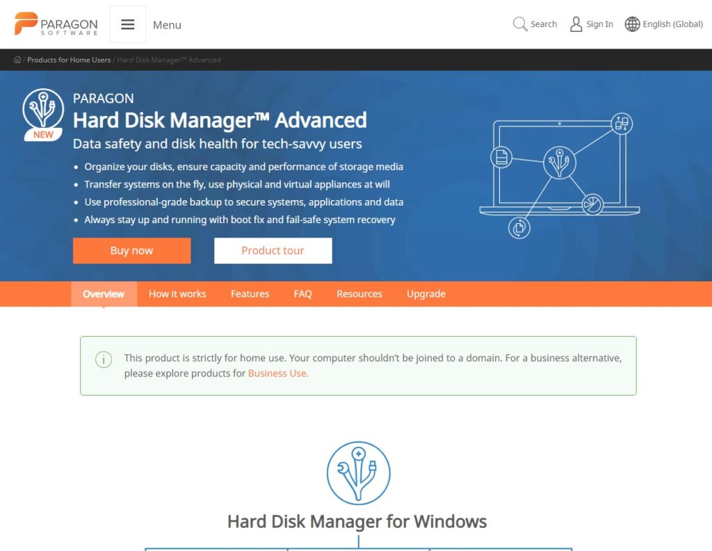 Paragon Software Hard Disk Manager