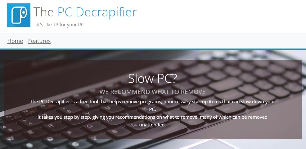 The PC Decrapifier