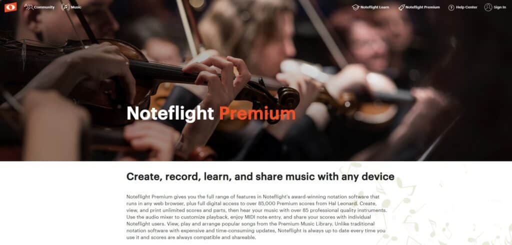 Noteflight Premium
